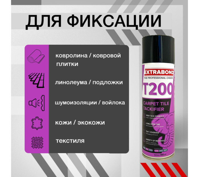 Клей Спреи аэрозольные Extrabond Т 200